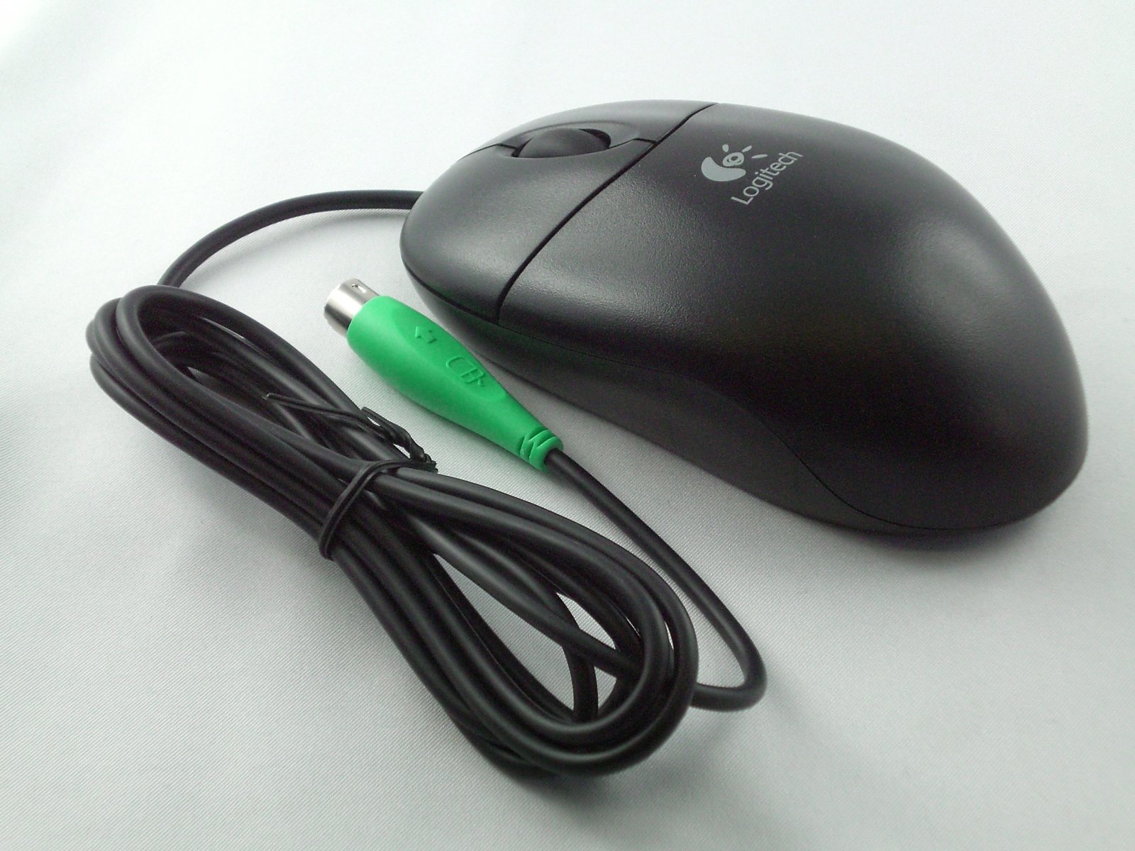 Logitech OEM S96 PS/2 Optical Wheel Mouse - Black : Amazon.co.uk